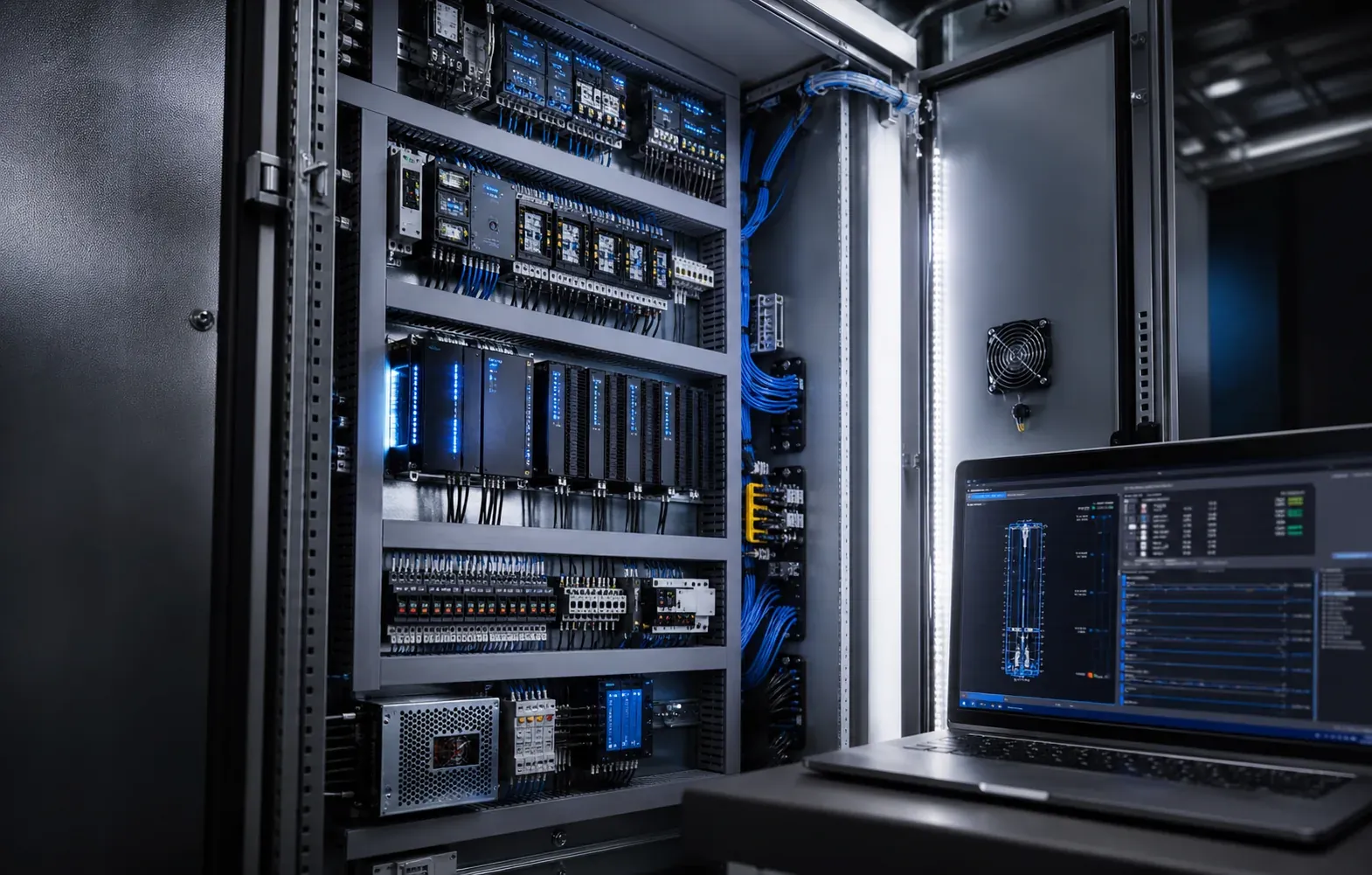 Tablero eléctrico de automatización para un sistema de elevación AxisNova